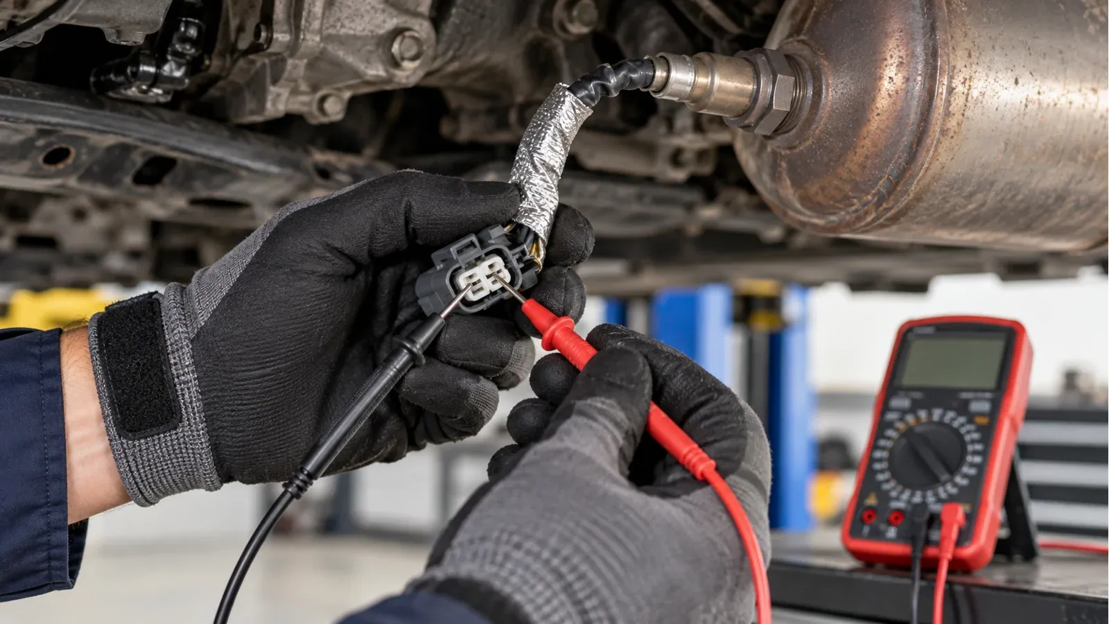 test wiring oxygen sensor