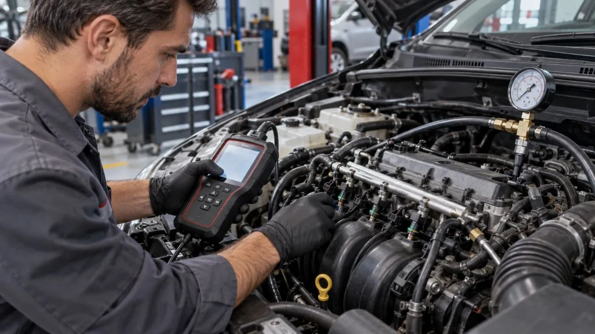 inline obd fuel injector diagnosis