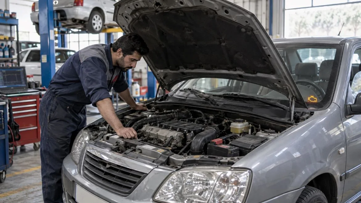 عیب‌یابی علت ریپ زدن ماشین در تعمیرگاه